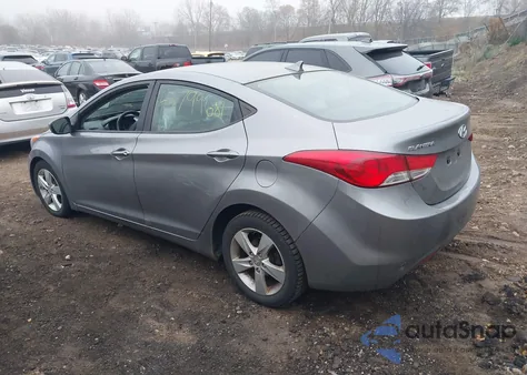 2011 Hyundai Elantra Gls (Ulsan Plant) from USA, damaged, VIN KMHDH4AE2BU122961